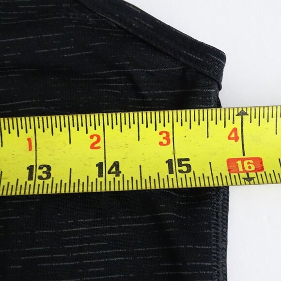 Champion Black Space Dye Racerback Tank Top Women Size S Workout Athletic Gym - Picture 9 of 11